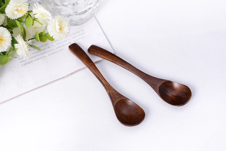 5 шт. деревянная ложка для специй десерт йогурт торт|Ложки| |