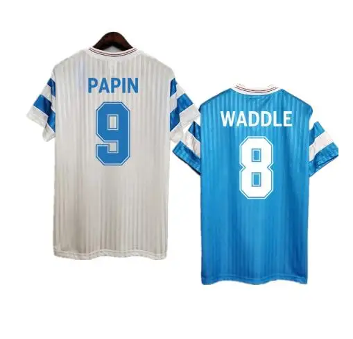 

Retro 1990/91 Papin Cantona Waddle Vintage Kit Classic Shirt