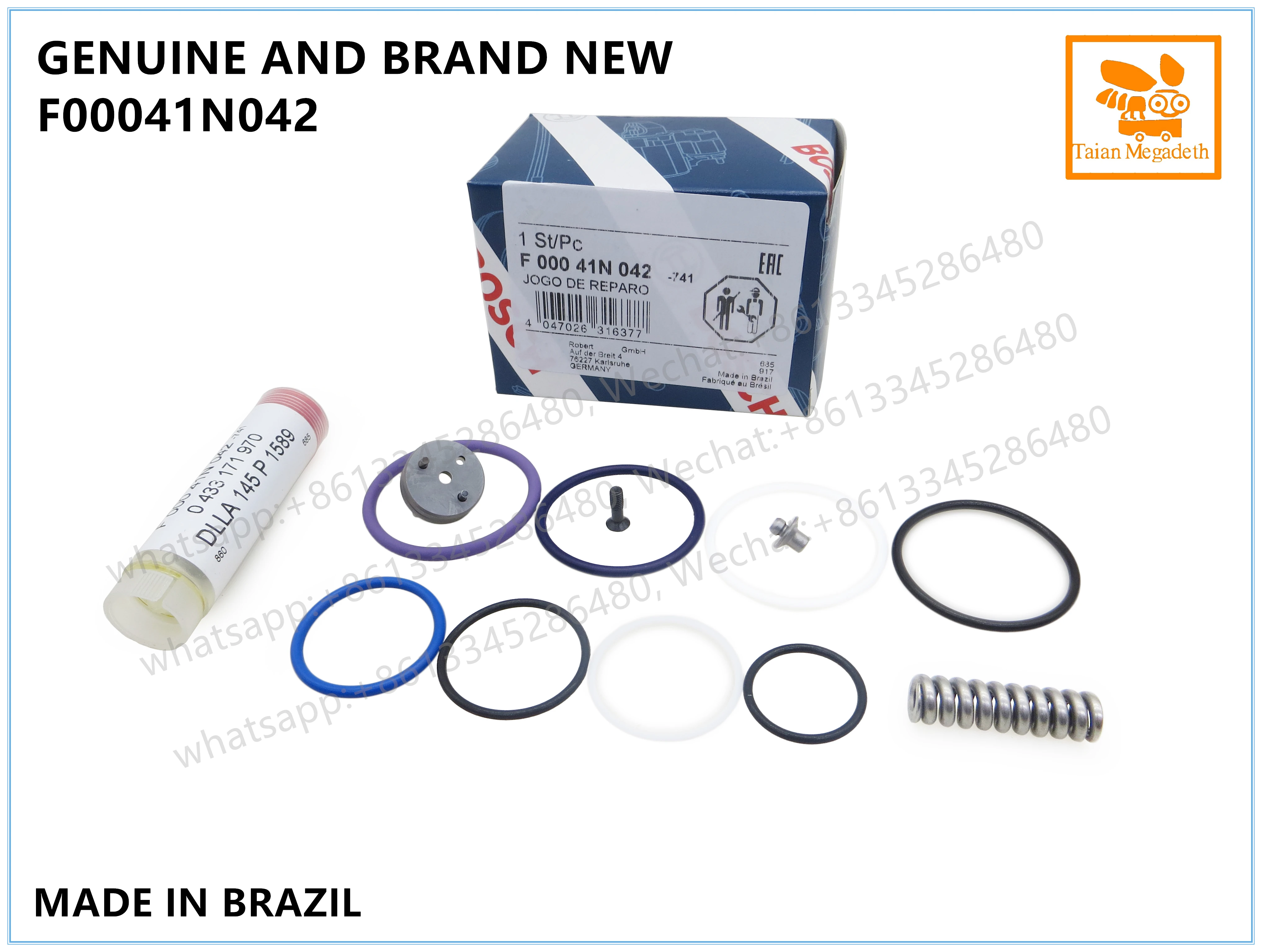 Подлинный и новый комплект для ремонта топливного блока EUI F00041N042 DLLA145P1589 0433171970