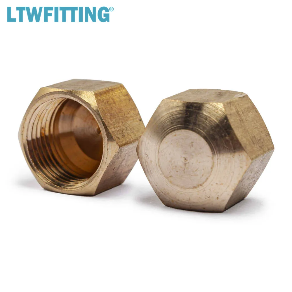 LTWFITTING 5/16 &quotлатунный колпачок запорного клапана латунный Компрессионный фитинг |