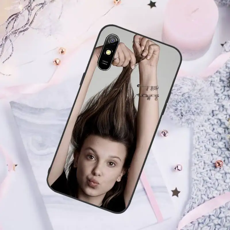 

Millie Bobby Brown Phone Case For Xiaomi Mi Redmi Note 7 8 9 pro 8T 9T 9S 9A 10 Lite pro