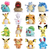 pikachued bulbasaur charmander eevee squirtle snorlax mewtwo plush toy totodile ice vulpix kawaii anime stuffed toy gifts kid