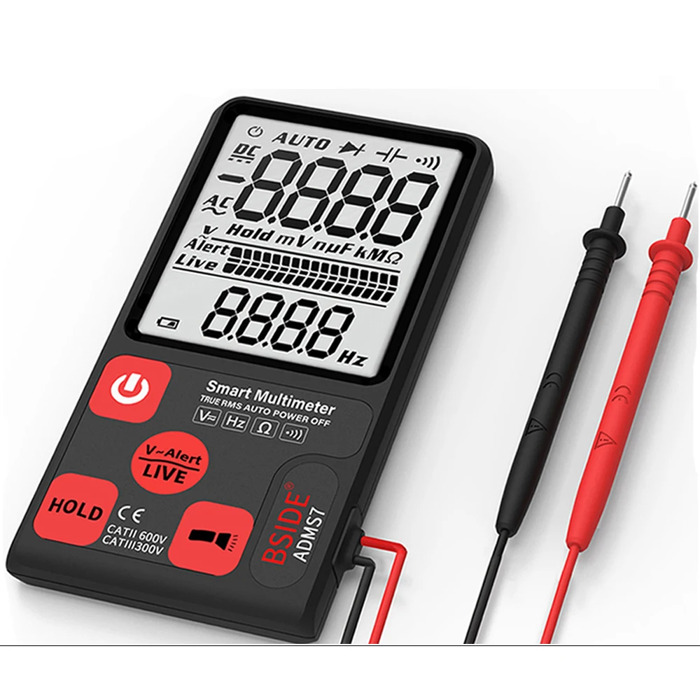 Портативный Цифровой мультиметр ADMS7 S9CL Большой 3 5 \ &quotЖК-дисплей он-лайн Дисплей