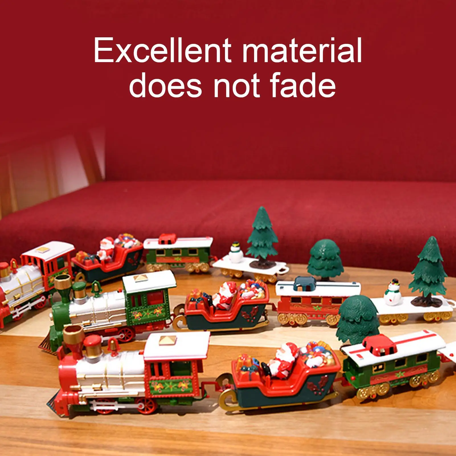 

Christmas Electric Music Railway Tracks Car Train Children Kids Toy Xmas Gift Christmas And New Year Children's Gifts