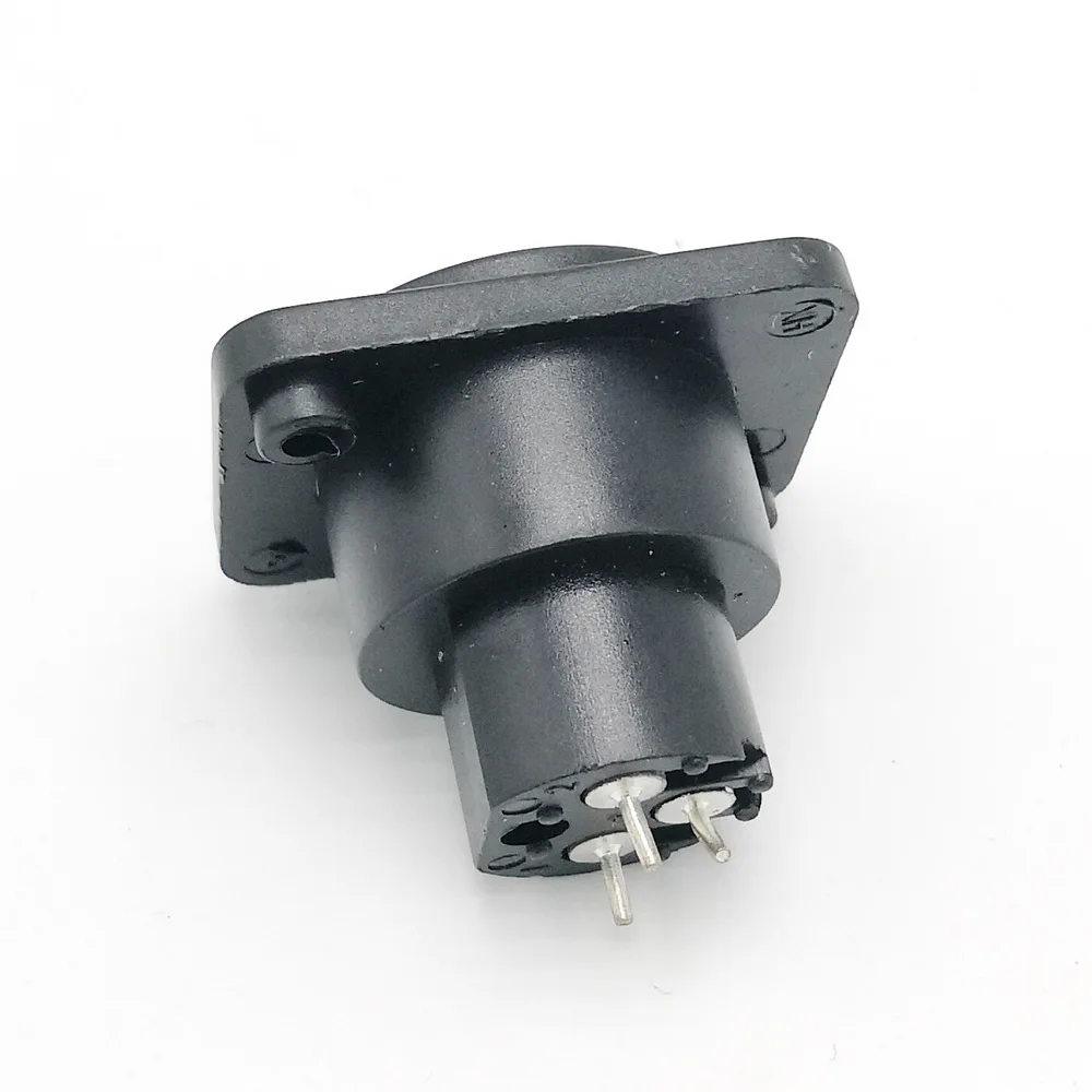 XLR гнездо 3 pin панель Крепление Шасси Разъем адаптер 10 шт./лот|lot lot|lot 10pcsl connector |