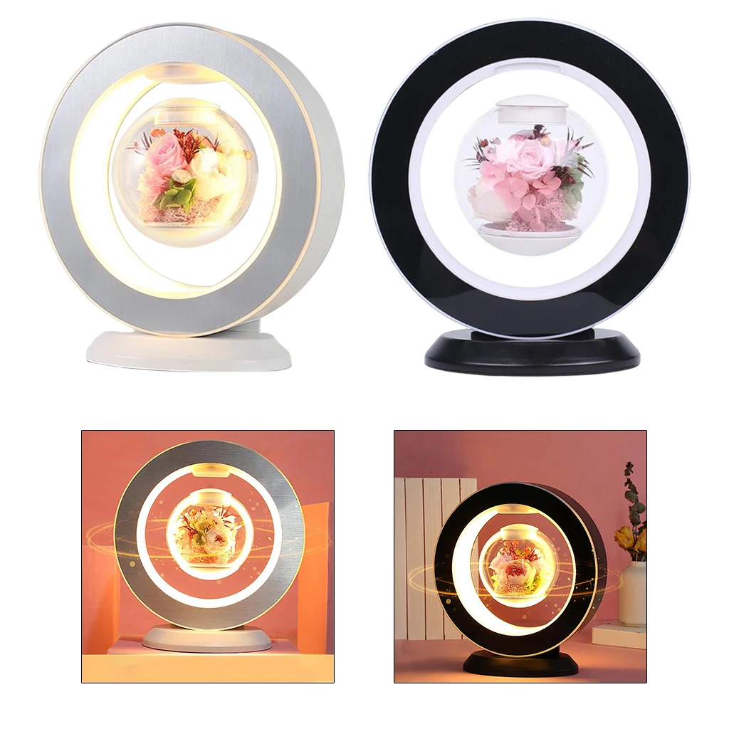 

Levitating Air Eternal Preserved Flower LED Light Magnetic Bonsai