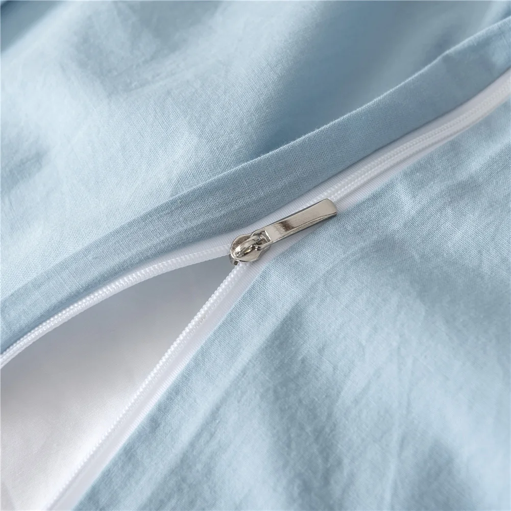 Fashion Japanese Style Comforter Bedding Set Simple Pink Blue King Queen Full Single Size Bed Linen Duvet Cover Sheet Pillowcase | Дом и сад