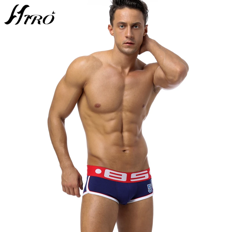 4 шт./лот сексуальное мужское однотонное нижнее белье мужские боксеры из модала