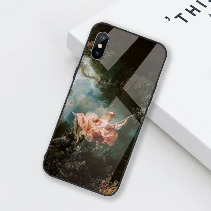

palace versailles Creation Adam Great Aesthetic Phone Case Tempered glass For iphone 6 6S 7 8 plus X XS XR 11 12 mini PRO MAX