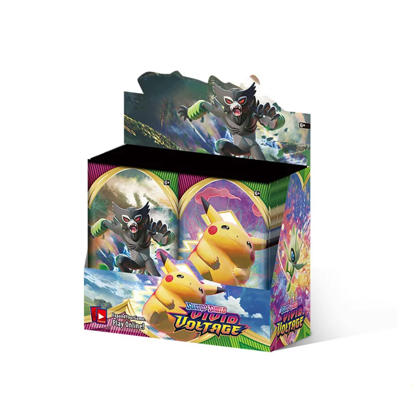 Cartas de batalla de Anime, Cartas coleccionables de Charizard, Pikachu, regalo infantil, 360 juego de Pokemon-3