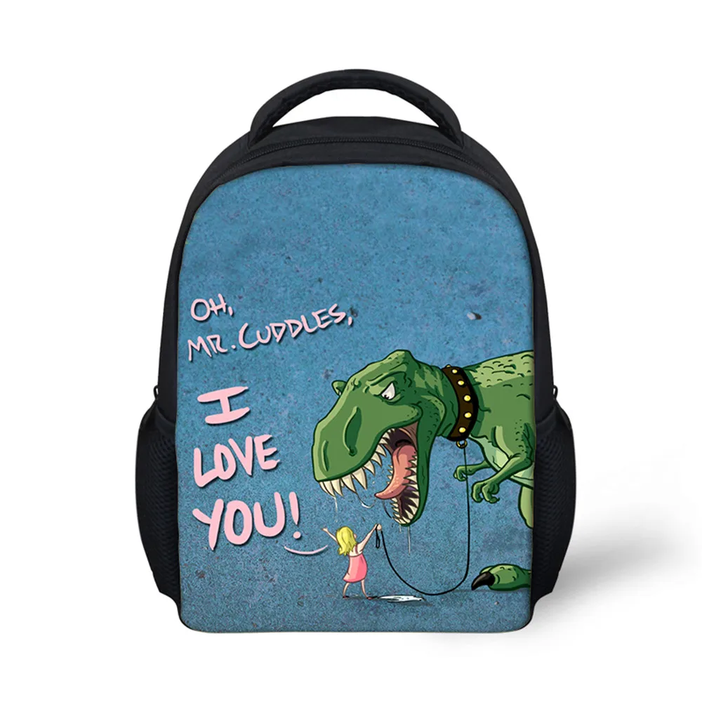 Детская сумка с принтом динозавра рюкзак для детей детский сад девочек мальчиков