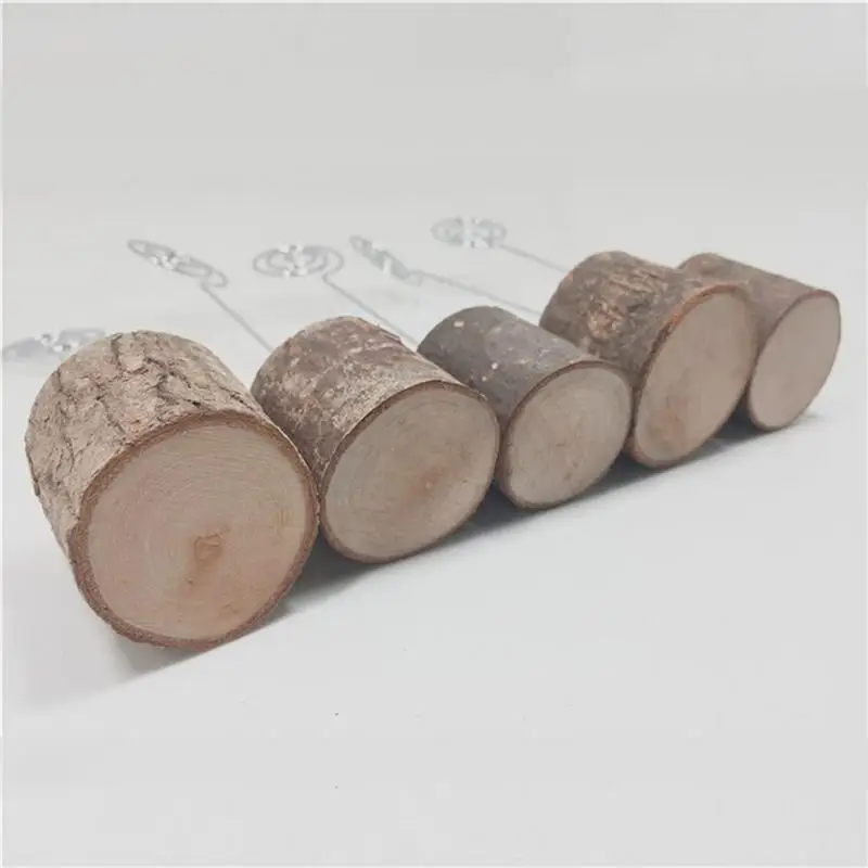 6 шт. из дерева в деревенском стиле держатели для карт указателей мест за столом с