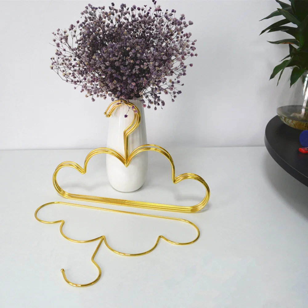 

5pcs Cloud Shape Hanger Metal Non Kids Children Clothes Coat Sweater Hangers