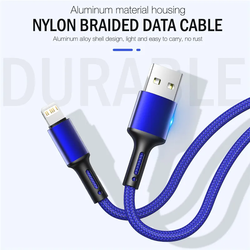 USB-кабель для iPhone 14 13 11 12 Pro X XS Max 8 7 6 Plus SE Apple iPad зарядное устройство быстрой зарядки