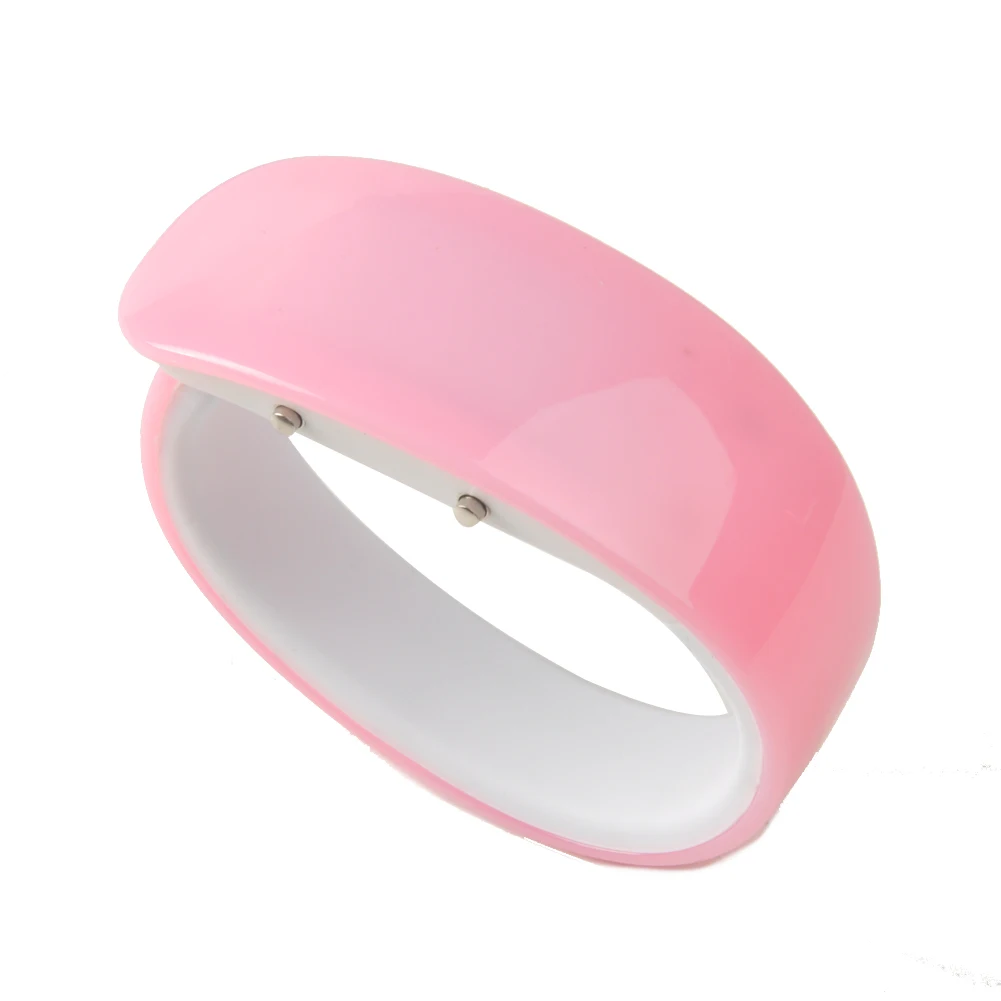 Модные светодиодные часы яркого цвета с мультипликационным принтом для мужчин и