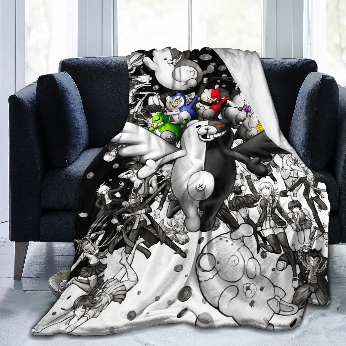 

Ultra Soft Sofa Blanket Cover Blanket Cartoon Cartoon Bedding Flannel plied Sofa Bedroom Decor for Children and Adults 132