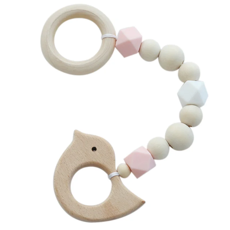 Ins в скандинавском стиле деревянный бисерный орнамент Детские Игрушки для