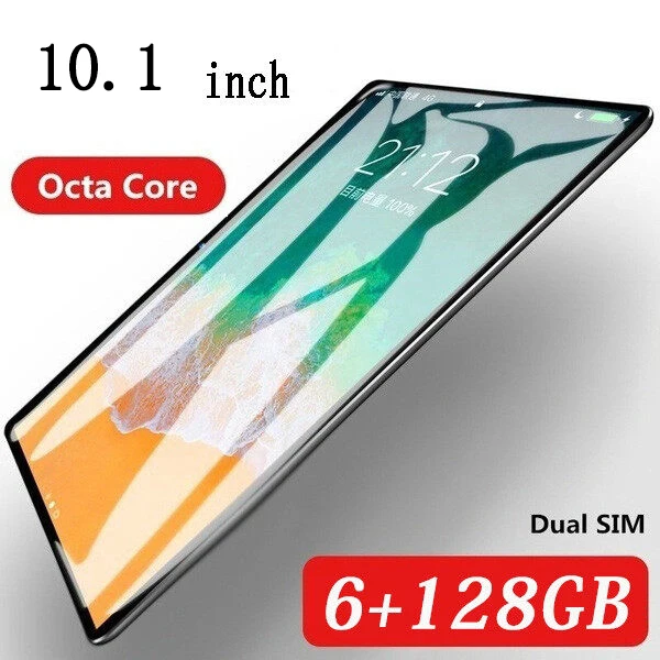 

6G+128GB Tabletes PC Two-in-One 2022 New 10.1 inch Netcom Large Screen Mobile Phone Student Learning Game Android 9.0 tablet