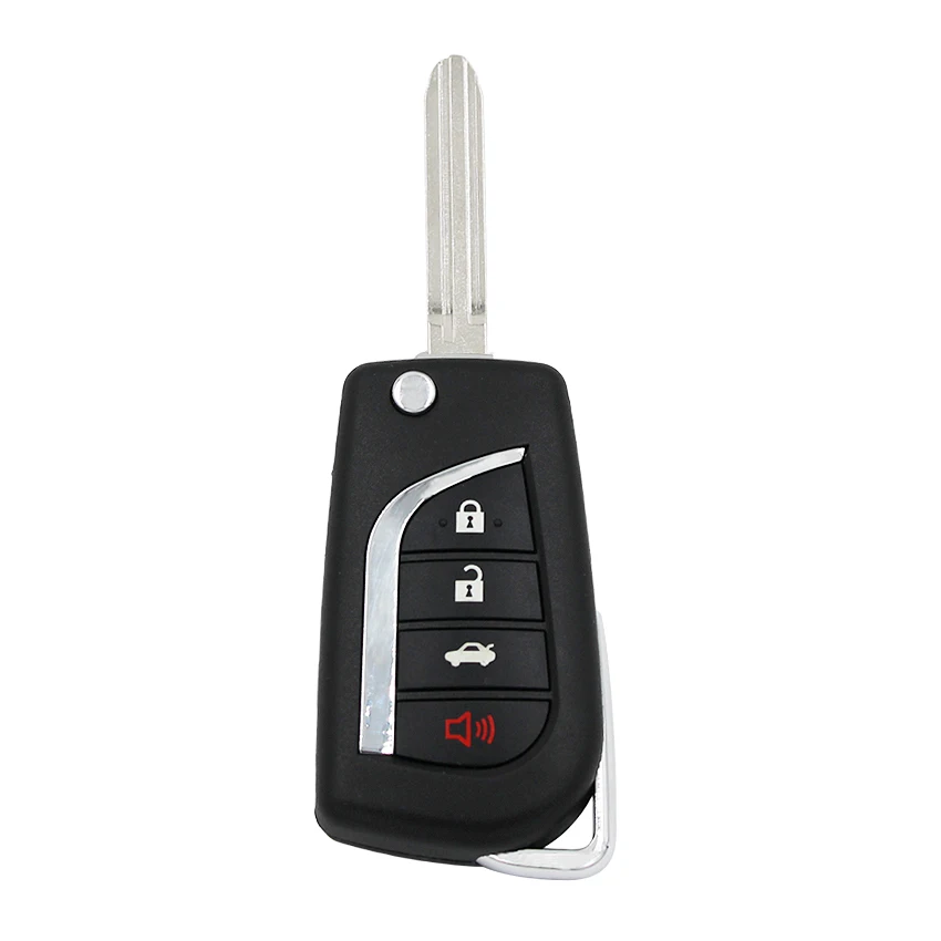 3+1/4 Button Upgraded Folding Flip Remote Car Key 314MHZ with G Chip FCC ID: HYQ12BBY for Toyota Camry 2007 - 2011 RV4 2010 | Автомобили и