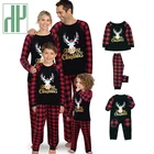 Комплекты семейной одежды, одежда для папы, мама и я, Семейные комплекты одежды, пижамы, Рождество, для семьи, новогодний костюм для малышей
