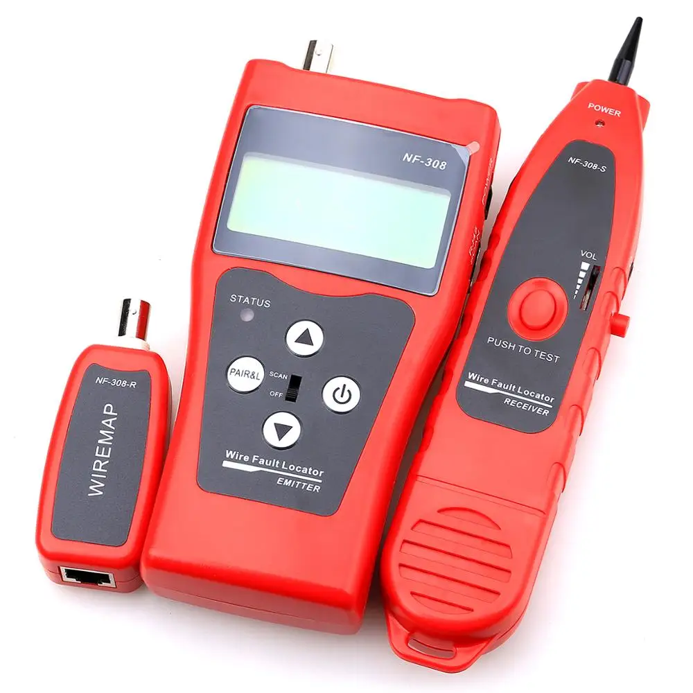 KELUSHI NF-308 многоцелевой сетевой кабель тест Охота провода Сортировка длина кабеля
