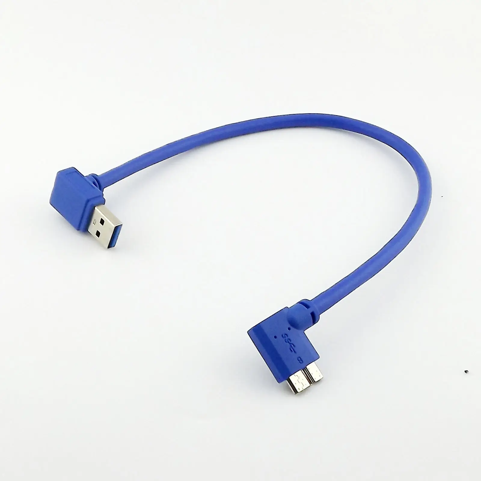 10 шт. прямоугольный Переходник USB 3 0 A папа под углом к разъему Micro B контактов 1 фут |