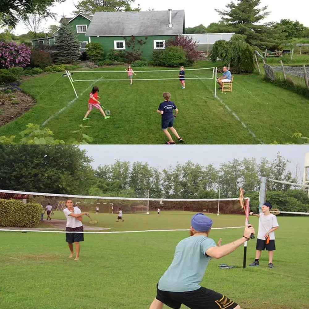 Профессиональная спортивная тренировочная сетка для бадминтона 6 1 м x 0 75