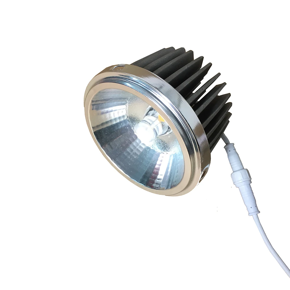 

High Ceiling COB+Lens+Rflector 20W 25W Dimmable LED AR111 Spotlight