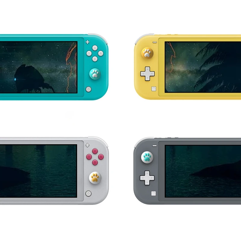 

Silicone Joystick Caps ,Cute Cat Claw Analog Stick Cover for Nintendo Switch Controller 32 Pcs (Green+Blue+Pink+Yellow)