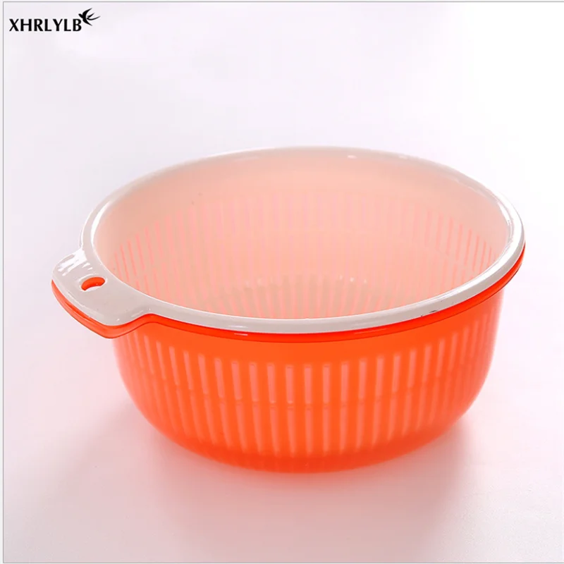 XHRKYLB 1 шт. пластиковая корзина с двойным сливом аксессуары для украшения кухни