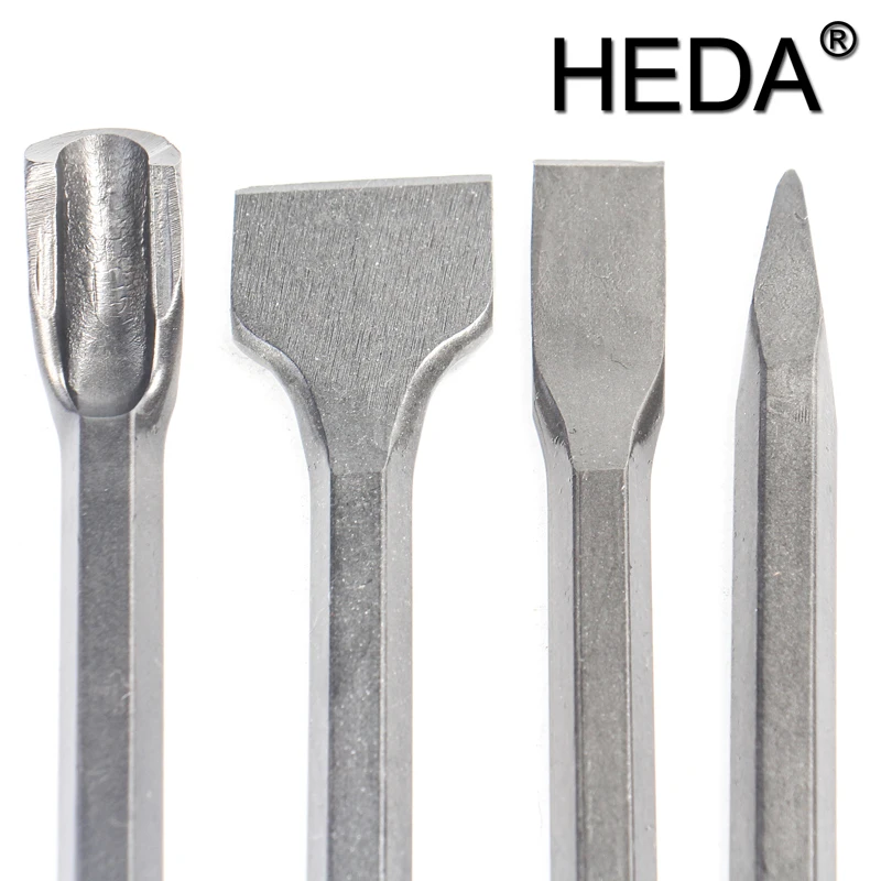 4Pcs/Set SDS Plus Shank Electric Hammer Drill Bit Point/Groove/Flat Chisel Masonry Tools Set For Woodworking Concrete Wall Rock |
