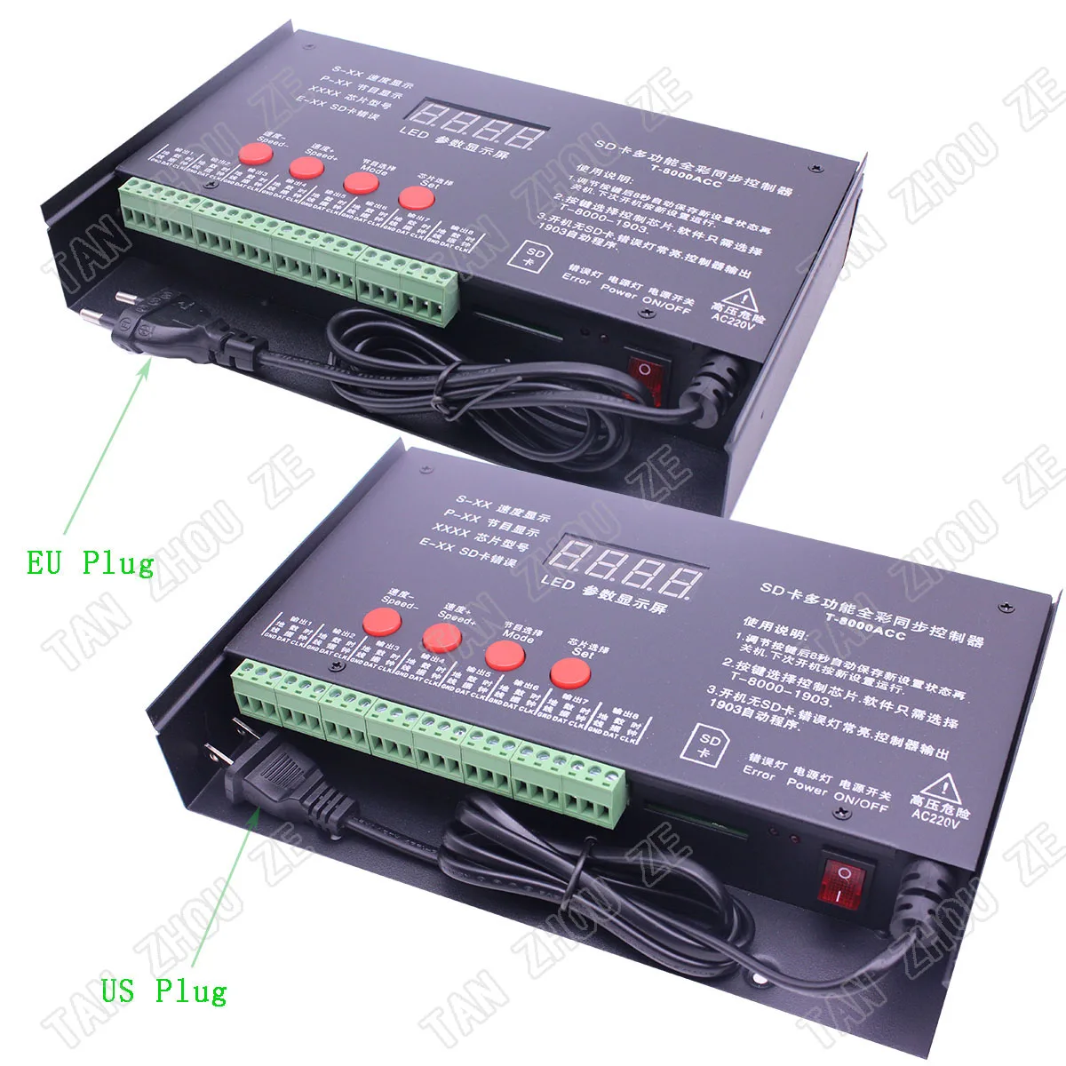 Пиксельный контроллер для SD карты WS2801 WS2811 LPD8806 макс. 8192 пикселей 5 в постоянного