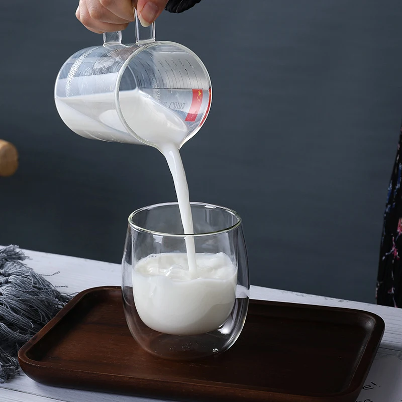 Прозрачная кружка с двойными стенками посуда для напитков кофейные чашки чайный