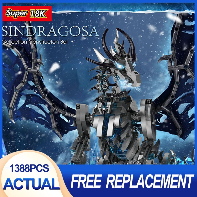 

New MOC K91 Movie Serise Dragon Model 1388pcs Buliding Blocks Bricks Puzzle Toy Birthday Gift For Child