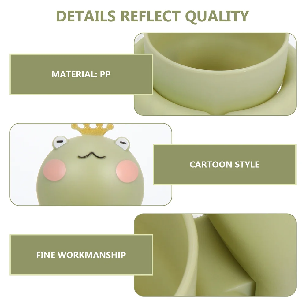 

1Pc Lovely Punching-free Toothbrush Cup with Rack Children Mouthwash Tool Set