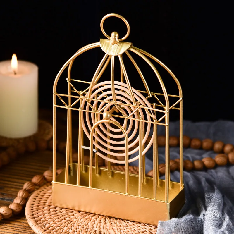 Забавный горячий скандинавский металлический золотой роскошный подсвечник