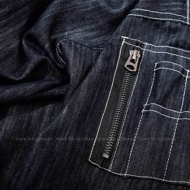 Джинсовые куртки Samurai для мужчин и женщин свободная блузка в японском стиле