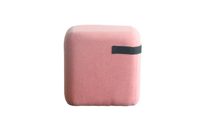 C Style pink color Новое поступление в скандинавском стиле, оригинальная концепция, шестигранный диван, льняная ткань, скамейка ottoman, размер 45x45x30 см, табурет, диван, набор, мебель для гостиной - Цвет: C Style pink color