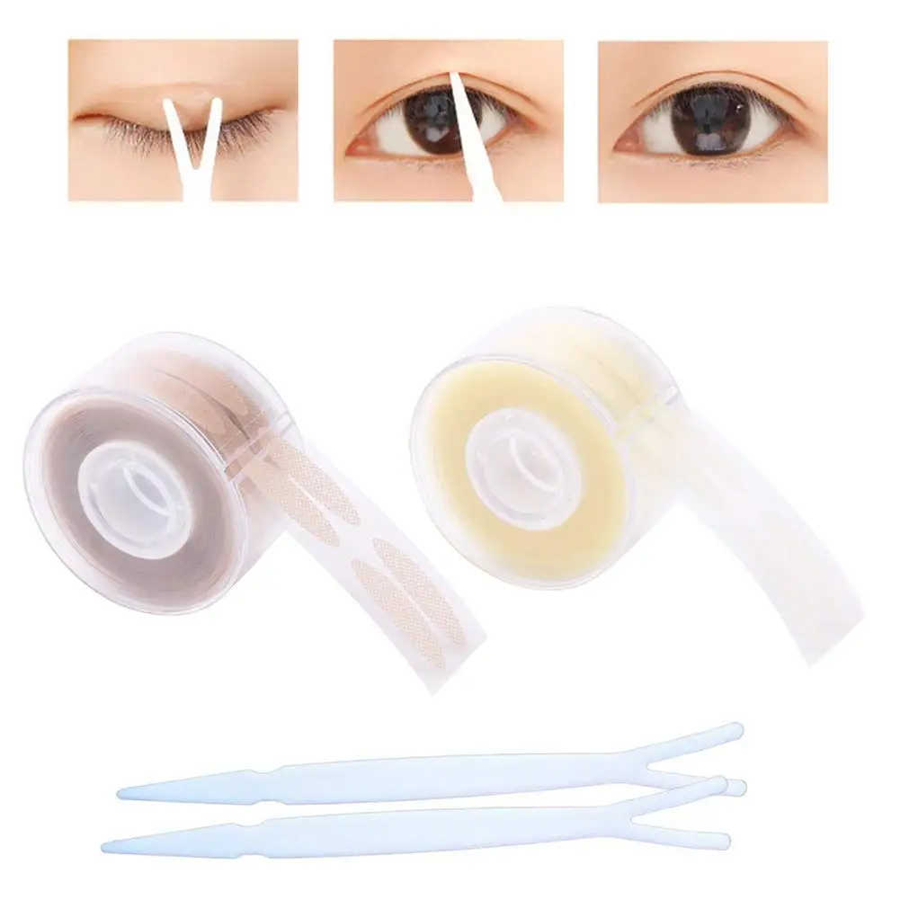 

600Pcs Ultra Invisible Fiber Double Eyelid Tape Stickers,Clear Decoration Fold Eyelid Tape Eyelid Big Eyes Makeup Dropshipping