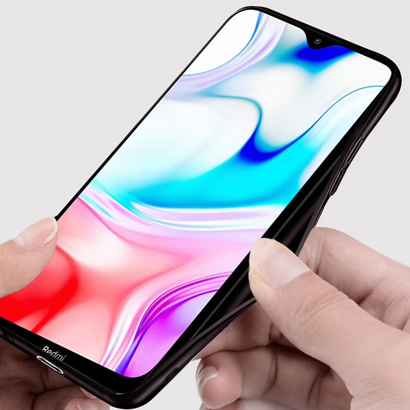 Для Xiaomi Redmi 8 чехол MOFi Redmi 8A ударопрочный тканевый магнит корпус оболочка бизнес силиконовый чехол