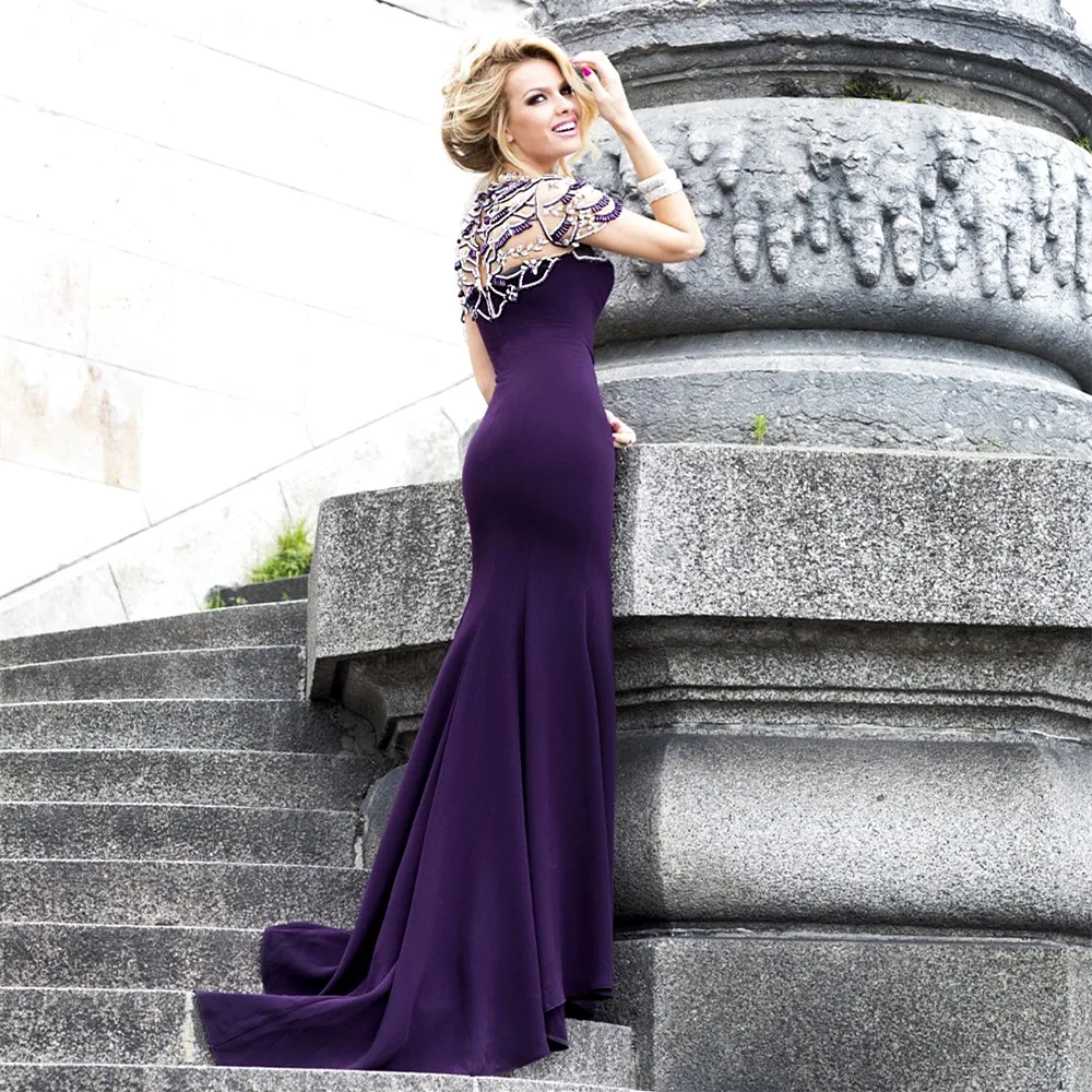 Женское атласное платье Русалка вечернее для выпускного вечера модель 2020|mermaid