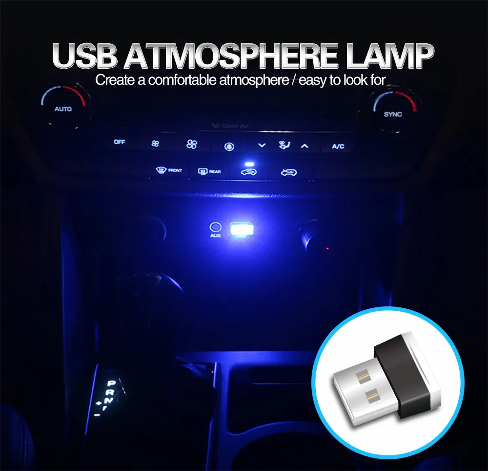 

LED Car Roof Star Night Light Laser Projector Atmosphere Lamp USB Decorative Effects Stage Light Adjustable Multiple Party Light