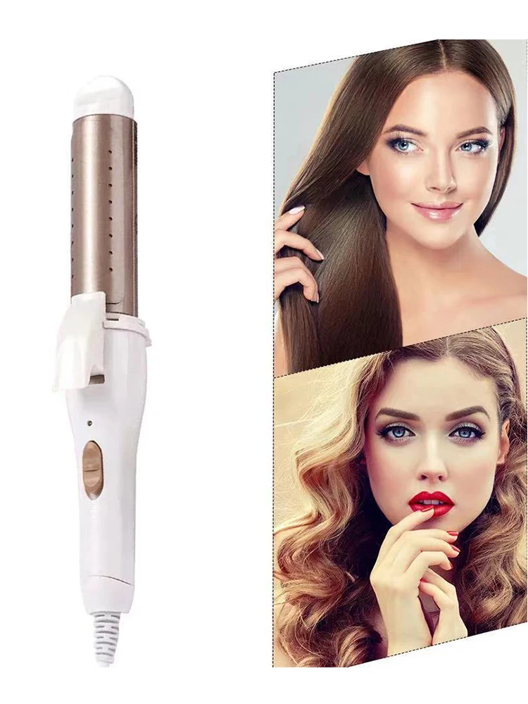 

Straightener Dual-Use Hair Curler Large Volume Straig Does Not Hurt hair Inner Buckle Air Bangs Plate Salon Styling Tool