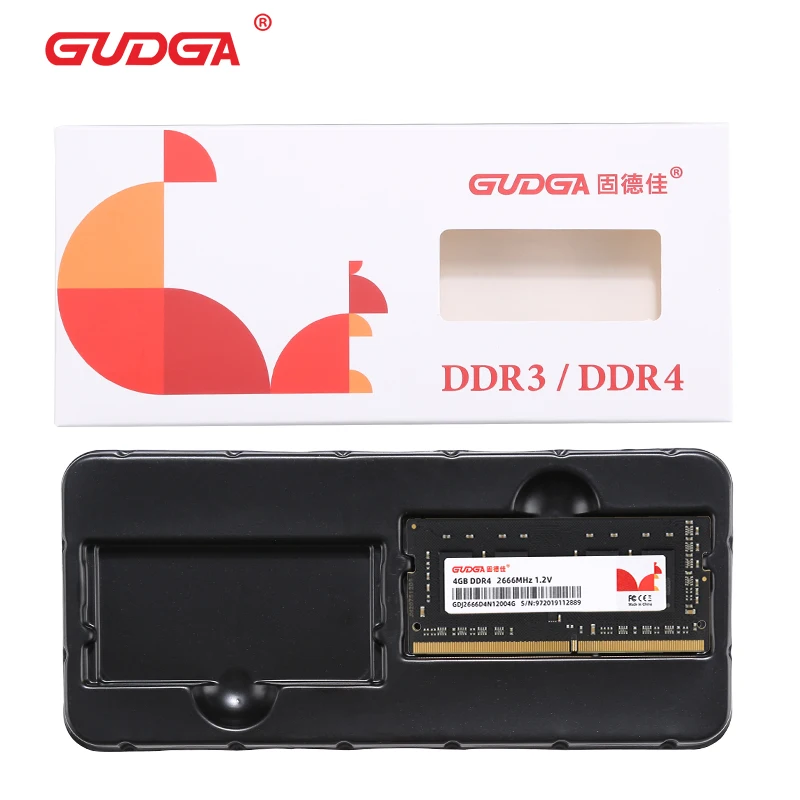 gudga sodimm ram ddr4 8gb ram ddr4 laptop 4gb 8gb 2666mhz 1 2v ram ddr4 for laptop memoria ram for dell 7577asus vivobook free global shipping