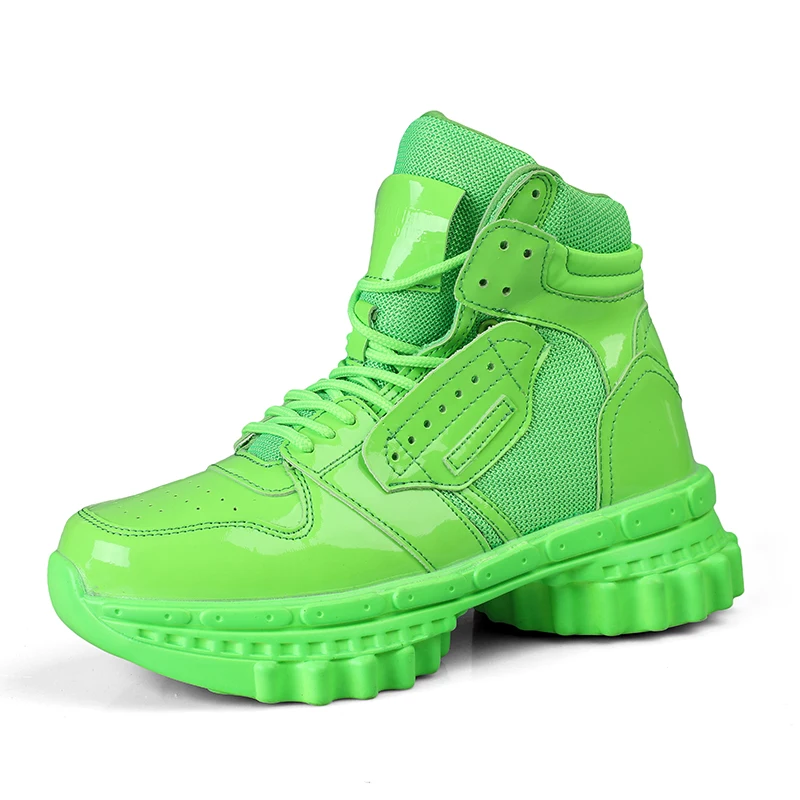 Новые Индивидуальные высокие парные ботинки модные однотонные классные уличные