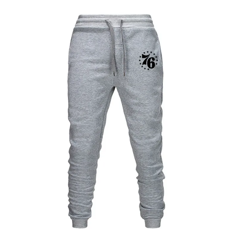 Light GreyPants Спортивный костюм для мужчин, комплект из 2 предметов, 76 Звездный принт, мужская спортивная одежда, толстовки с капюшоном, Осень-зима, Брендовые мужские толстовки с капюшоном+ спортивные штаны, комплекты - Цвет: Light GreyPants