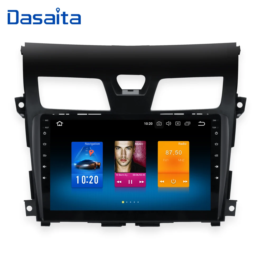 Dasaita 10," ips сенсорный экран Android 9,0 автомобильный Радио gps для Nissan Teana Altima навигация 2013 TDA7850 1 din MP3
