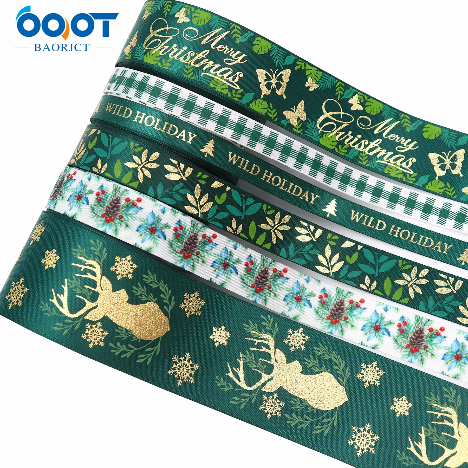 Packaging Ribbon Festive Scene Decoration Ribbon