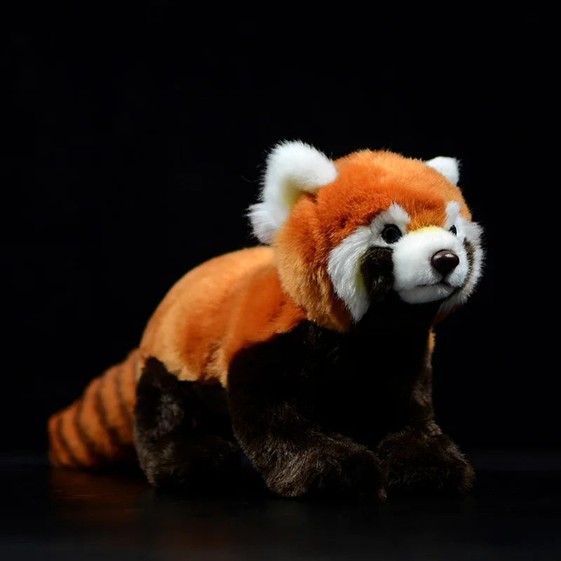 Simulation Red panda Ailurus fulgens Lesser panda Lovely Cute Dolls Soft Kawaii Animals Stuffed Plush Toys Kids Gift Collection