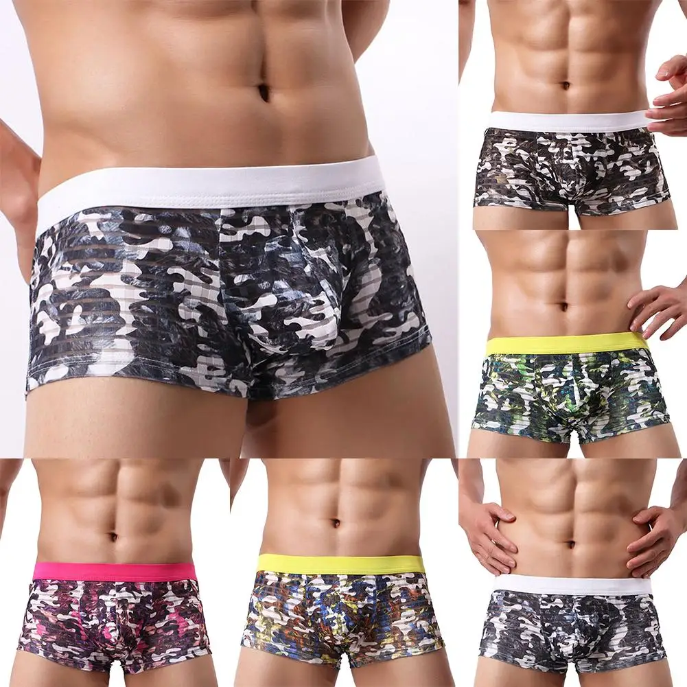 2019 новое горячее предложение модное мужское камуфляжное мягкое дышащее нижнее